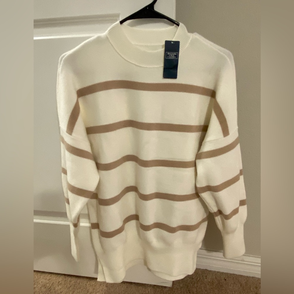 Abercrombie lux soft crew neck sweater - Picture 4 of 5